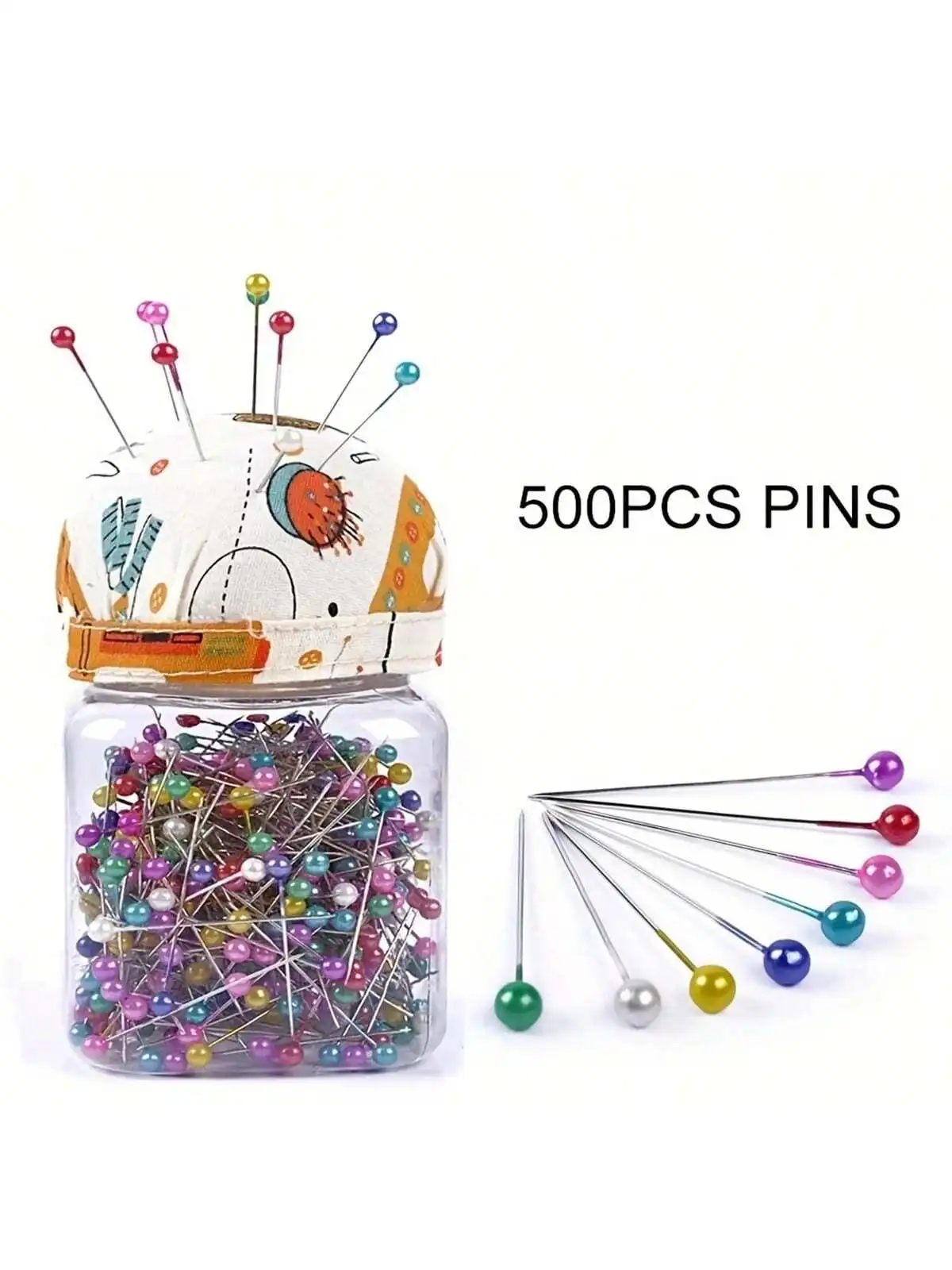 500 pearl needle quilting needles, wedding decoration tools mounted on fabrics, sewing techniques, needle insertion+needles
