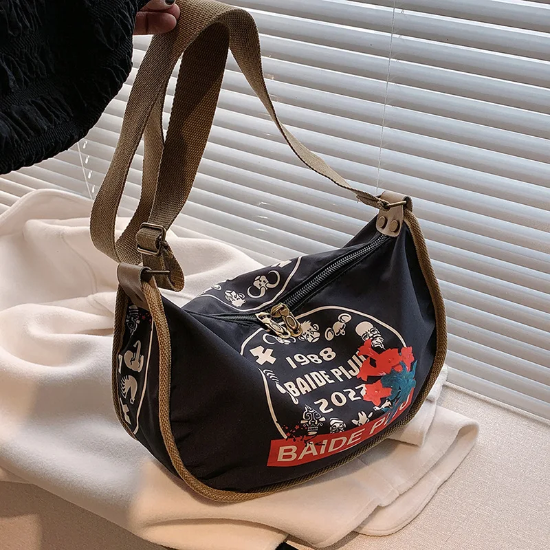 

2026 New Fashion Personality Printing Trend Fashion Women's Bag Famous Personality Design Versatile Shoulder Crossbody Bag
