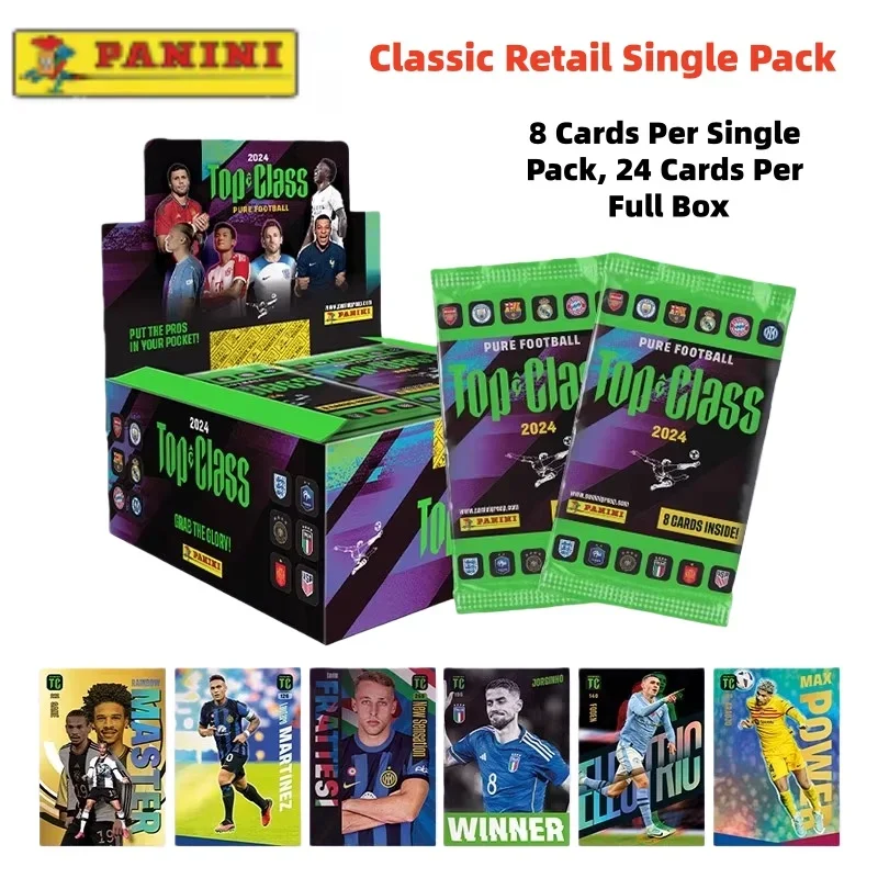 Panini 2025 365 Scatola di carte collezionabili Premier League Football Star di prima classe Messsi Ronaldo Neymar Regalo di compleanno Gioco di carte da collezione
