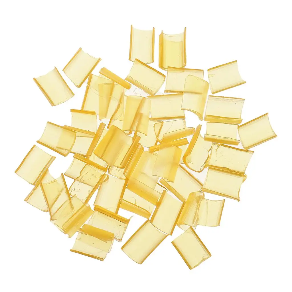 50pcs Keratin Glue Grain Granules Extensions Rebond - Yellow