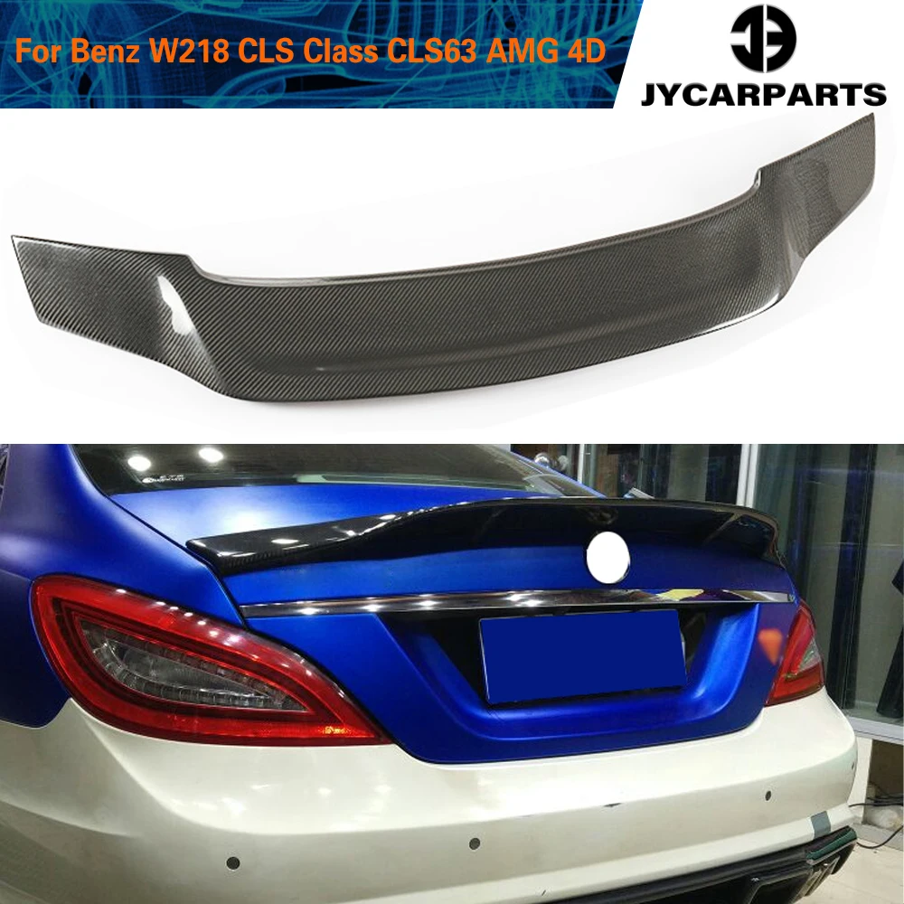 

Carbon Fiber / FRP Rear Trunk Spoiler Boot Lip Wing for Mercedes-Benz W218 CLS350 CLS400 CLS500 CLS63 AMG Sedan 2012 - 2017