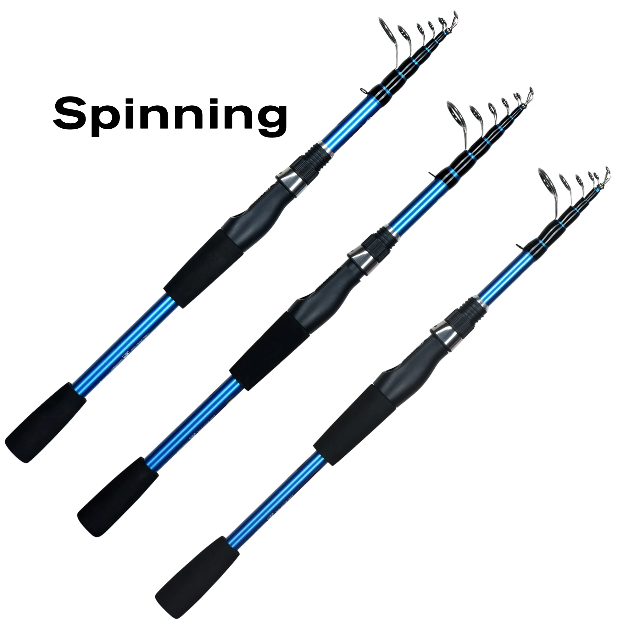 Phishger Caña Telescópica Spinning – Carbono Ultraligero para Trucha - imagen 3