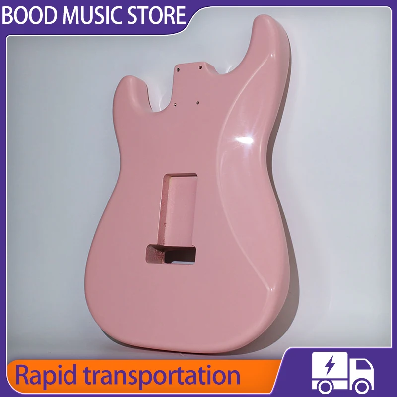 Shell Pink Fend Straocaste Electric Guitar Body Two-point bridge opening Alder Wood High-end Guitar Body