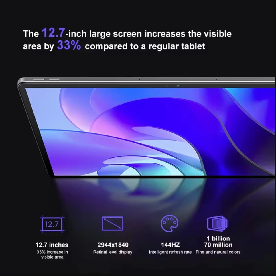 Lenovo XiaoxinPro 12.7-inch Snapdragon 870 Entertainment office learning game tablet Rheinland Global Eye Protection 8+128G