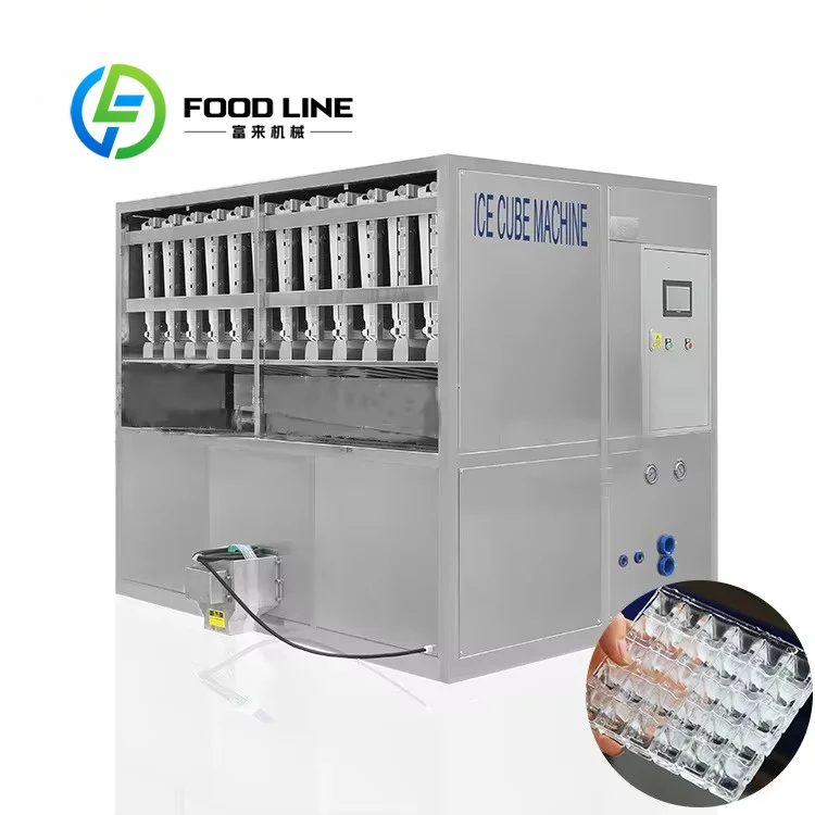 Industrial Ice Cube Machine 3 Ton Hot Selling PLC Motor Driven Chinese Factory High Capacity Customize
