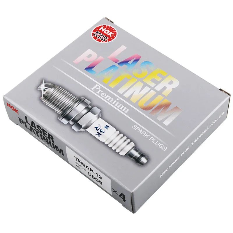 Original NGK Platinum Spark Plug 5809 TR6AP13 for Ford Focus Explorer Mondeo Ecosport Galaxy S-MAX F150 Ranger Volvo