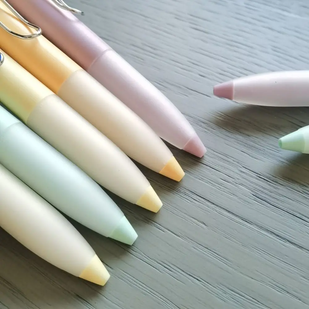 Canetas esferográficas Multi-Cores, Pequeno, Curto, Gordura, Secagem Rápida, Caneta Neutra, Caneta de Bolso, Papelaria, Escola, Escritório, Escrita Suprimentos