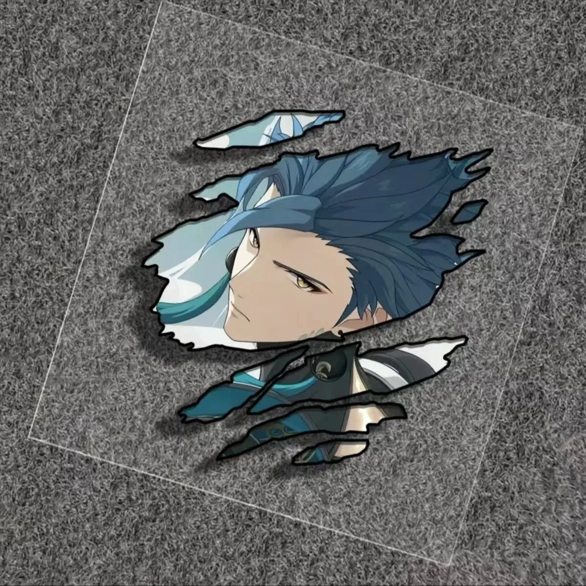 Аниме Singing Tide, Yin Lin, Ji Yan, Ka Carlo, индивидуальные глаза, водонепроницаемые наклейки для автомобиля, наклейки для украшения мотоцикла