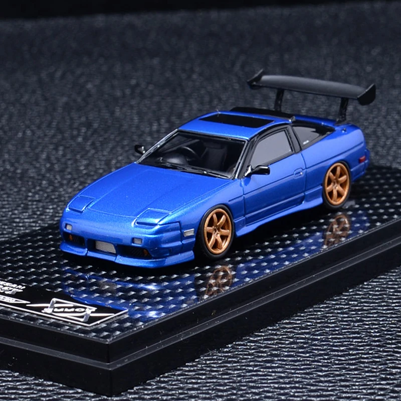 404 Error Diecast Alloy 1:64 Scale 180SX Modified Limited Edition Sports Cars Model Adult Toys Classics Souvenir Gifts Display