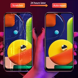 Película protetora de tela de hidrogel para samsung galaxy a3 a5 a6 a7 a8 a9 j2 j3 j4 j5 j6 j7 j8 2017 2018 j2 j4 j7 core s7, 3pcs 8 principais vendas placa mãe j4 core - №3