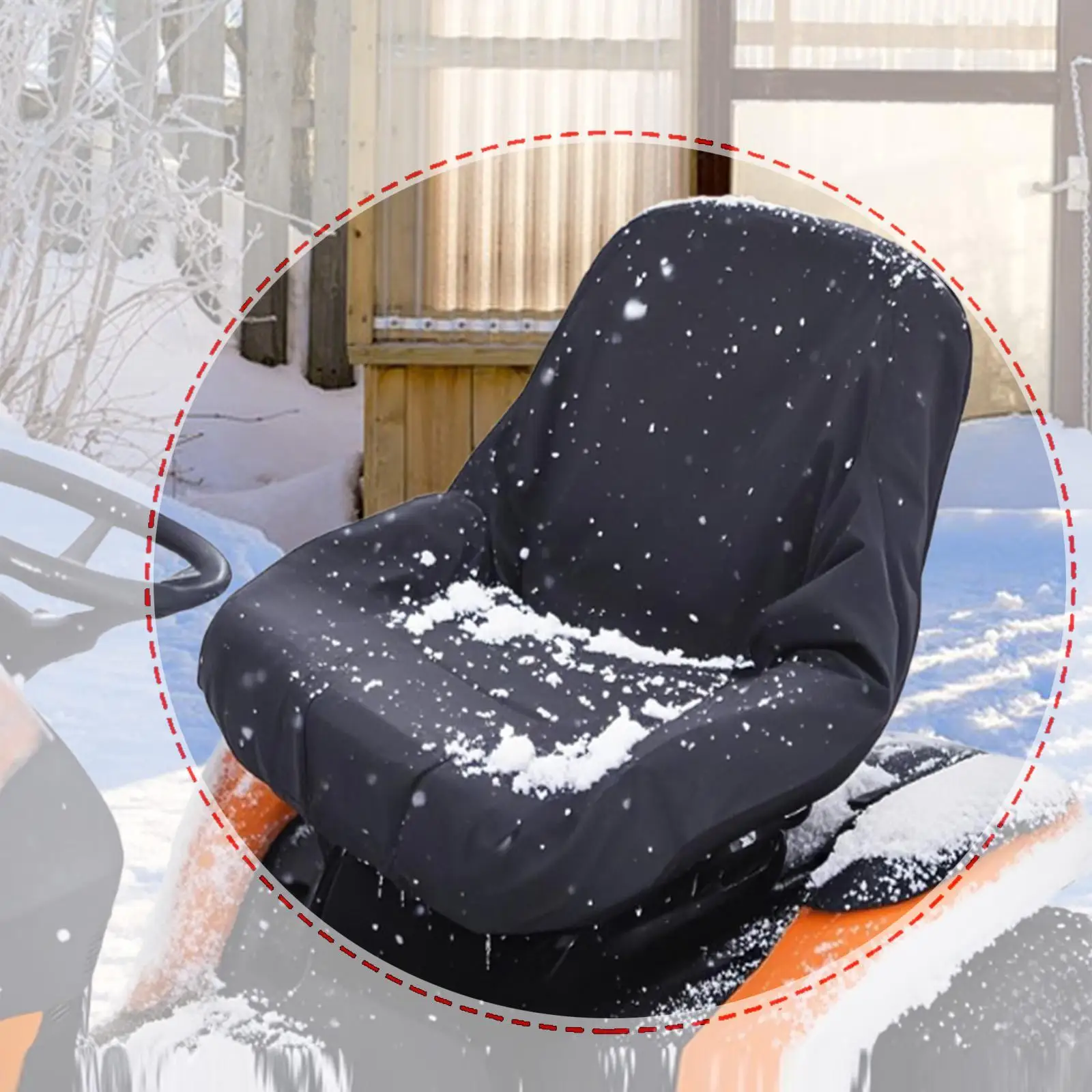 

Waterproof Riding Mower Seat Cover, Oxford Cloth Tractor Seat Cover for Garden, Dust Weeds