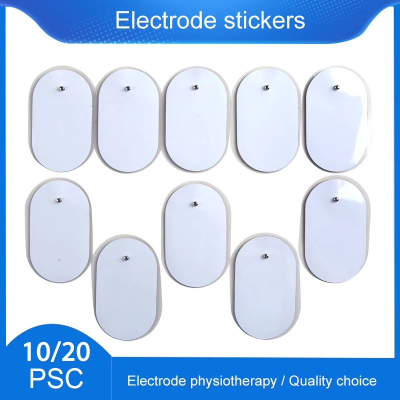 

10/20pcs TENS Electrode Pads for Myostimulator Physiotherapy Therapy Machine pulse Muscle Stimulator Gel Patches Electro Sticker