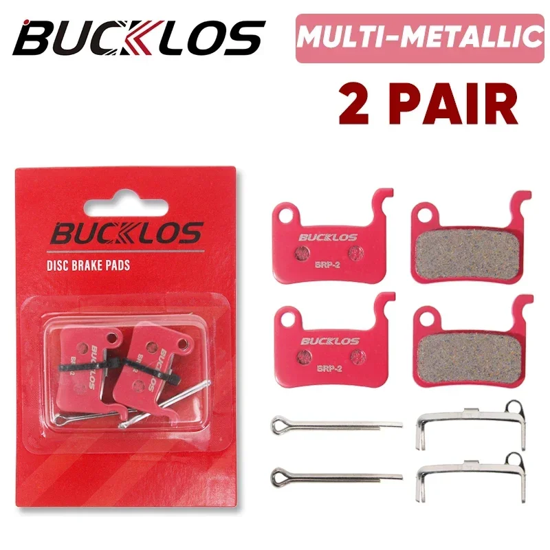BUCKLOS Fiets Remblokken voor SHIMANO A01S M535 M07 MTB Road Fietsen Remschijf Pad Hars Keramische Duurzaam Fiets Schijfremblokken