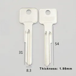 10pcs/lot Extended GULI key blanks Hotel house door key blank Locksmith Blank key blank