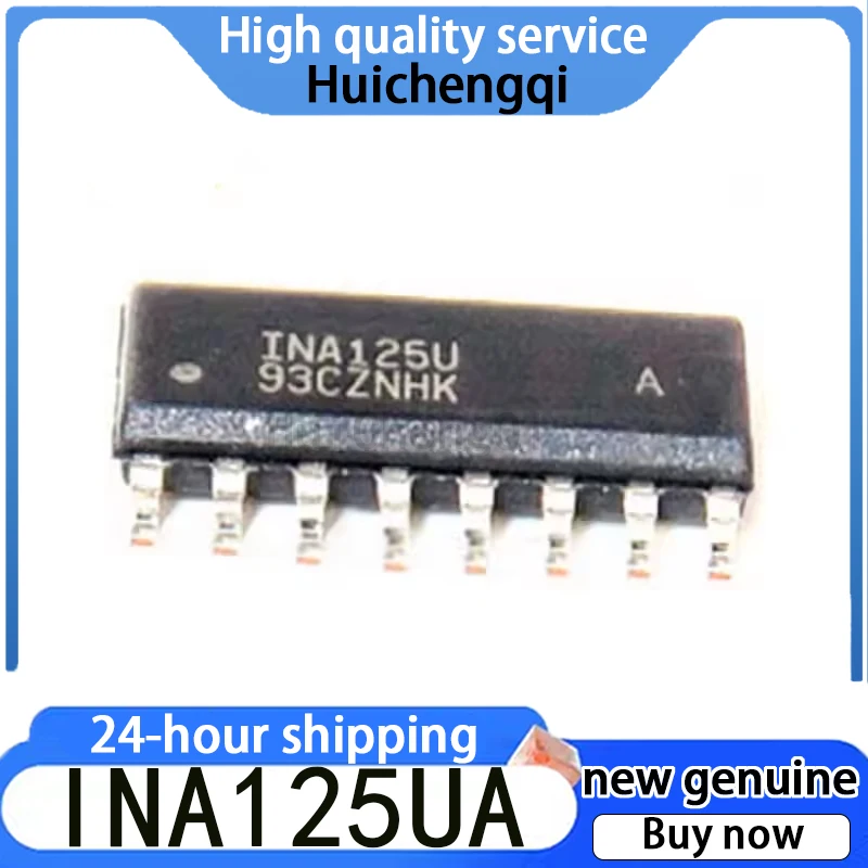 1PCS Original Genuine INA125U INA125UA Instrument Amplifier Voltage Reference Chip Packaging SOP16