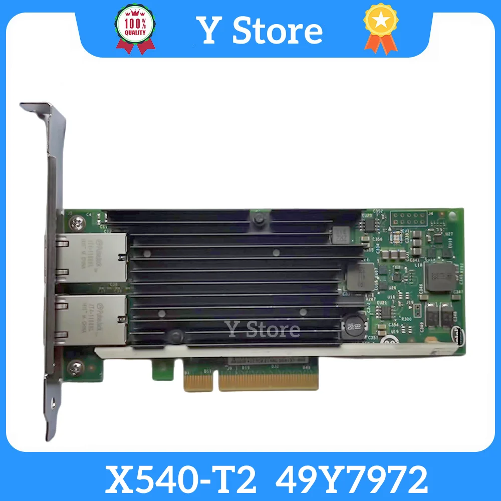 

Y Store For IBM For INTEL X540-T2 49Y7972 Sun 7070006 Server Dual-port 10-Gigabit Electrical Network Adapter Fast Ship