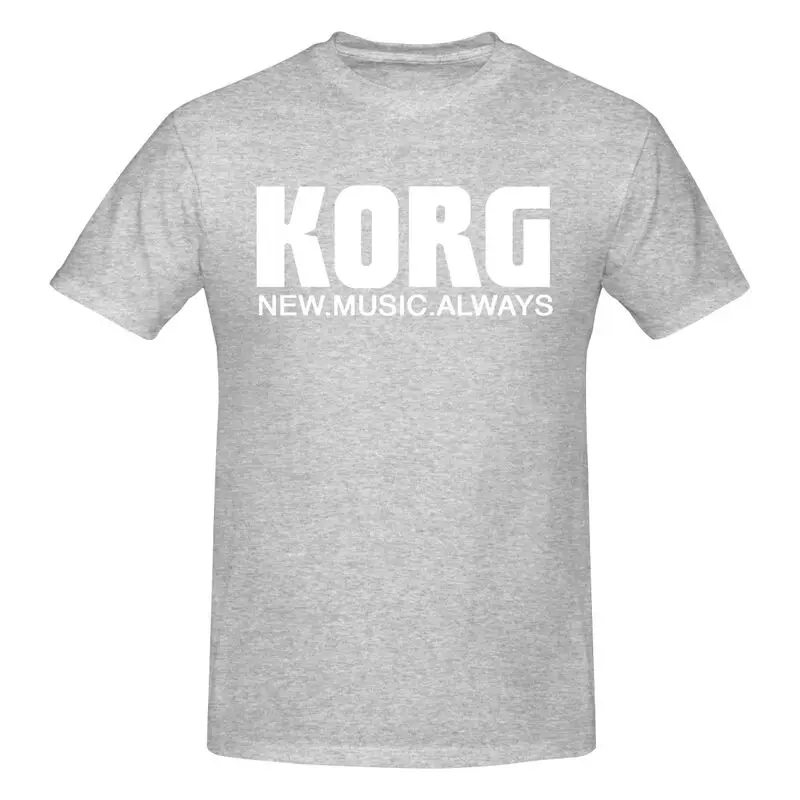 Korg Synthesizer Music Logo Shirt T-shirt Tee Best Trend Splicing Streetwear