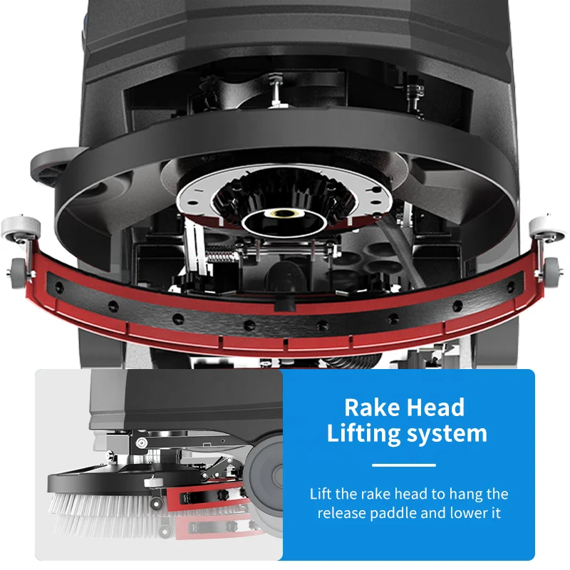 معدات التنظيف التجارية الاحترافية، مقبض قابل للطي، مكنسة الأرضيات، منظف الأرضيات، الفنادق، المستودعات، المكاتب الأكثر مبيعًا #2