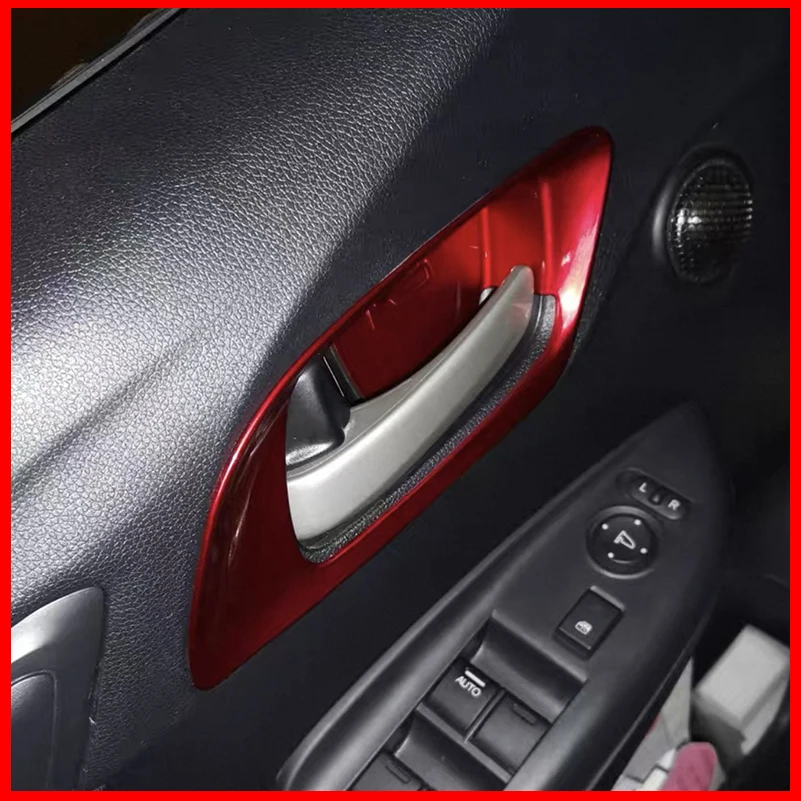 

Car Styling For Honda Fit 2015-2017 Door Handle Bowl Cover Cap Trim Sticker Decorate Molding Auto Parts Accessories