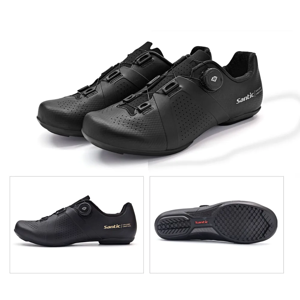 Santic 2026 Non-Lock Cycling Shoes Breathable Carbon Sole Road Bike Casual Riding Unisex Bicycle Shoes TZS26060