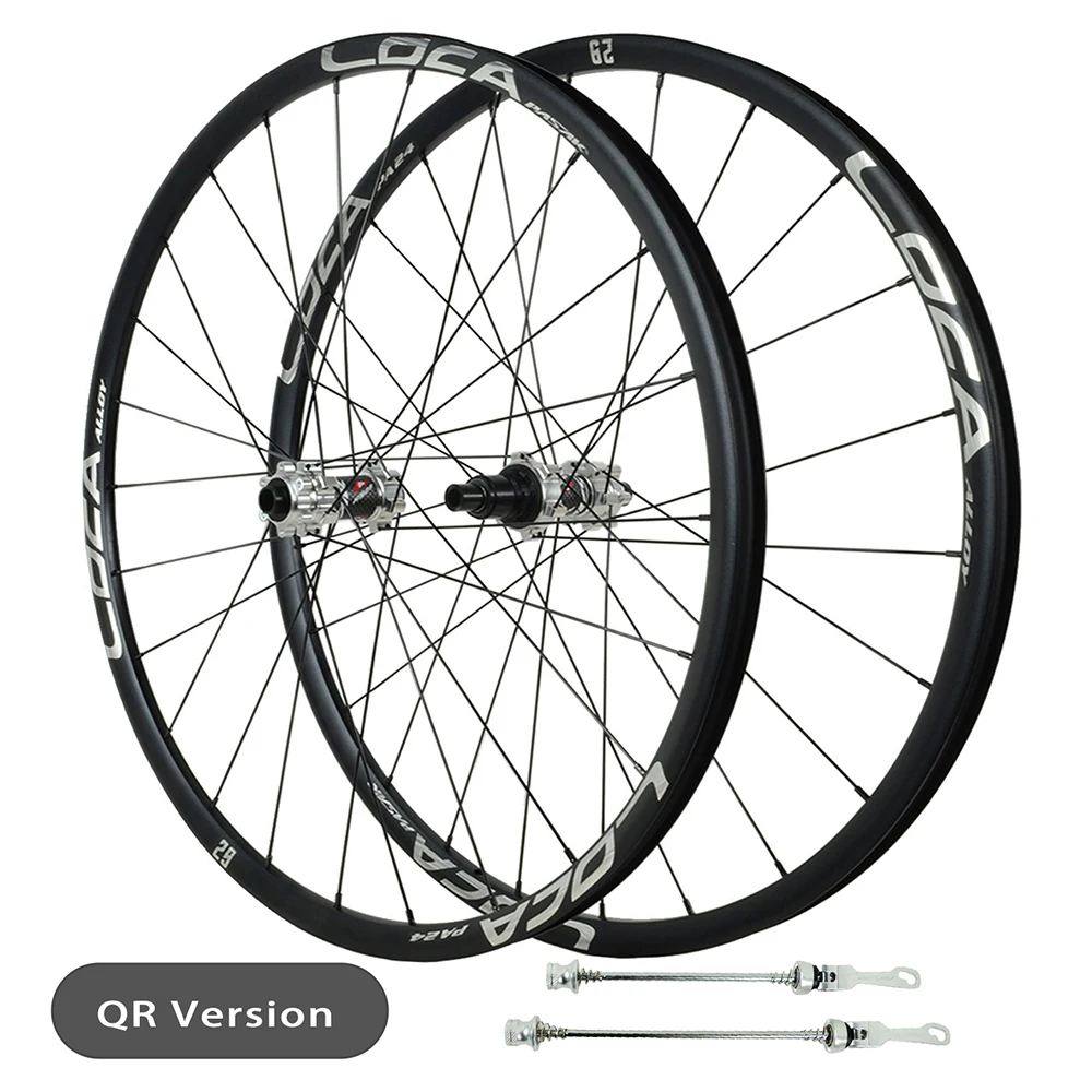 Pasak Mtb Wheelset 26/27.5/29er Ultralight Wheels 24/24H 6-bolt Disc Brake QR and THRU Hub Convert Hub Driver 7-12s HG/MS/XD