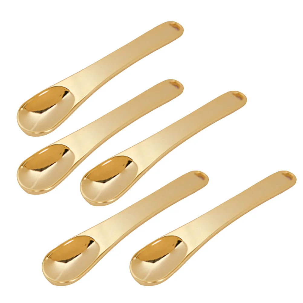 5Pcs Zinc Alloy Eye Massage Spoon Eye Cream Application Tool Relieve Fatigue Promote Tool Cream Spoon