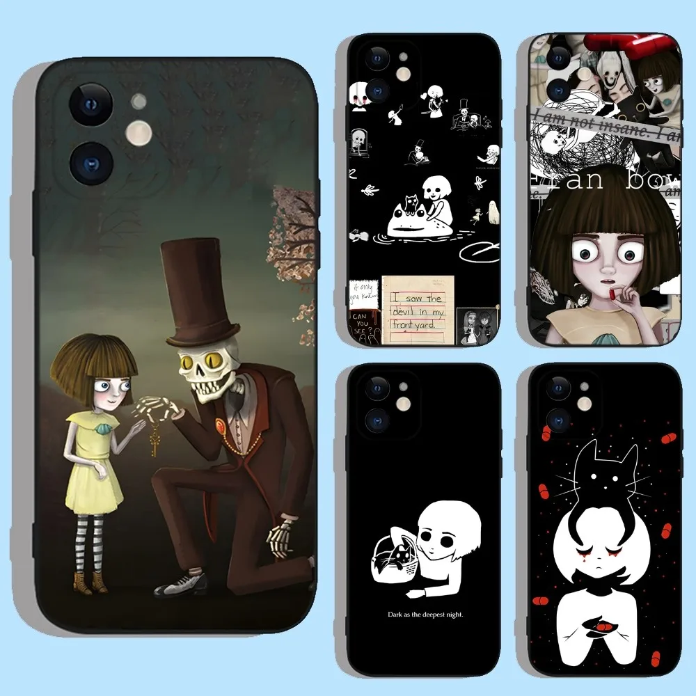 

Game F-FranS B-BowS Phone Case For iPhone 16,15,14,13,12,11,XS,XR,X,8,7,Pro,Max,Plus,mini Silicone Black Cover