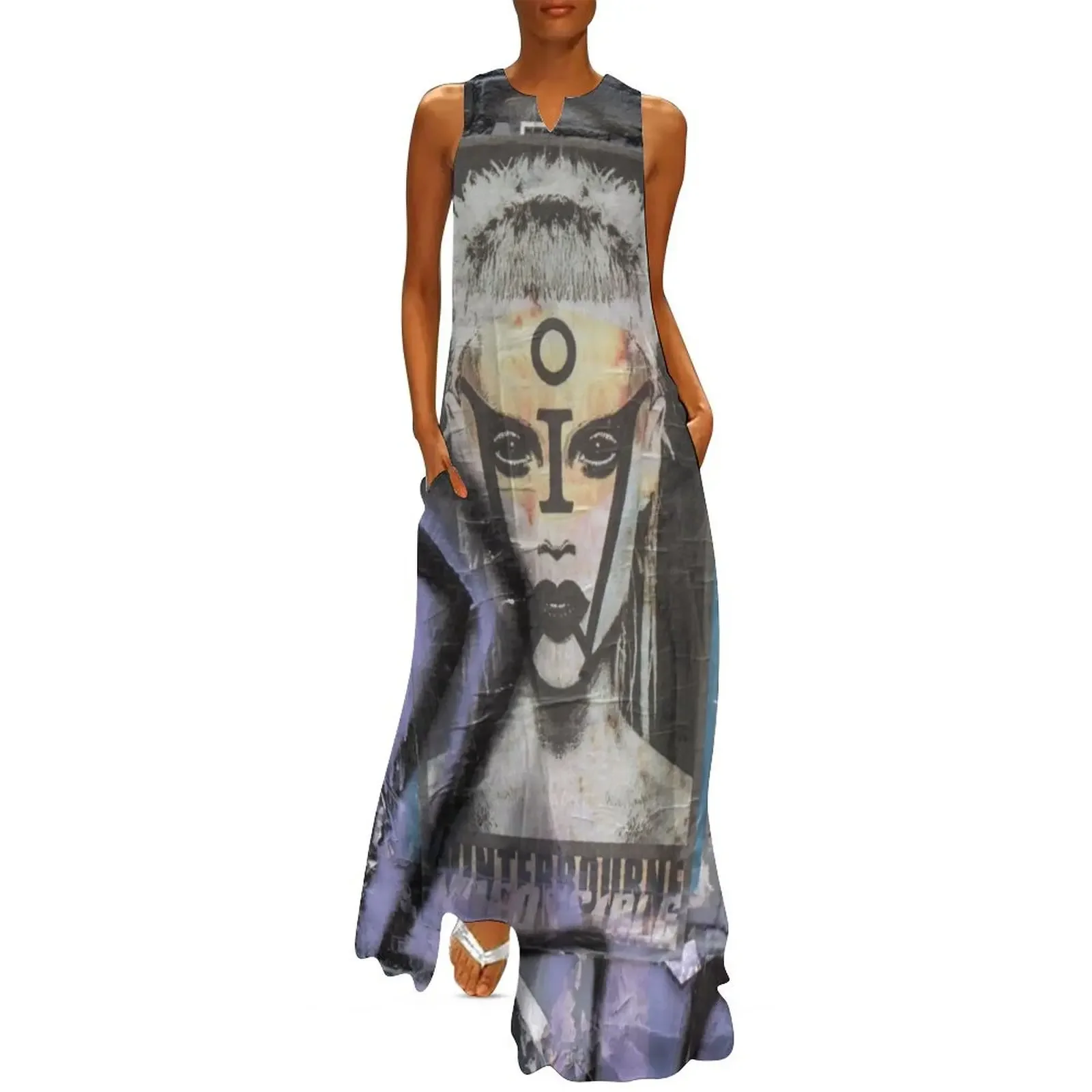 

Yolandi Graffiti Long Dress birthday dresses for women Women's dresses Clothing Dress