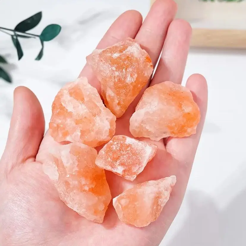 Natural Himalayan Rock Salt Chunk For DIY Mineral Reiki Aquarium High Quality Pink Crystal Gravel