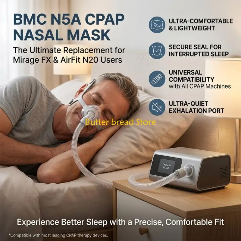 w89c-cpap-鼻マスク交換用ヘッドギアフレーム付き-n20-n5a-用