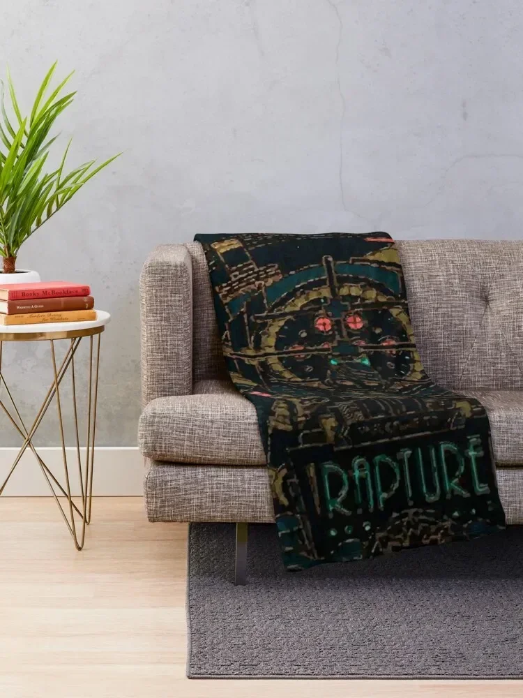 BioShock Rapture Throw Blanket Warm Cute Plaid Plaid Blankets