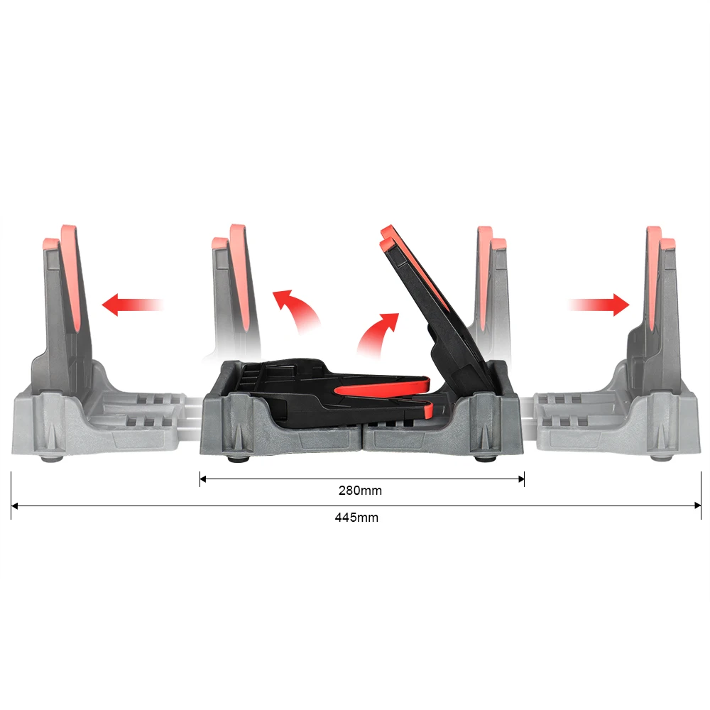 Imagem -05 - Nova Manutenção Display Berço para Armas de ar Suporte para Arma e Rifle Banco Parede para Ar15 Ar10 m4 M16 ak