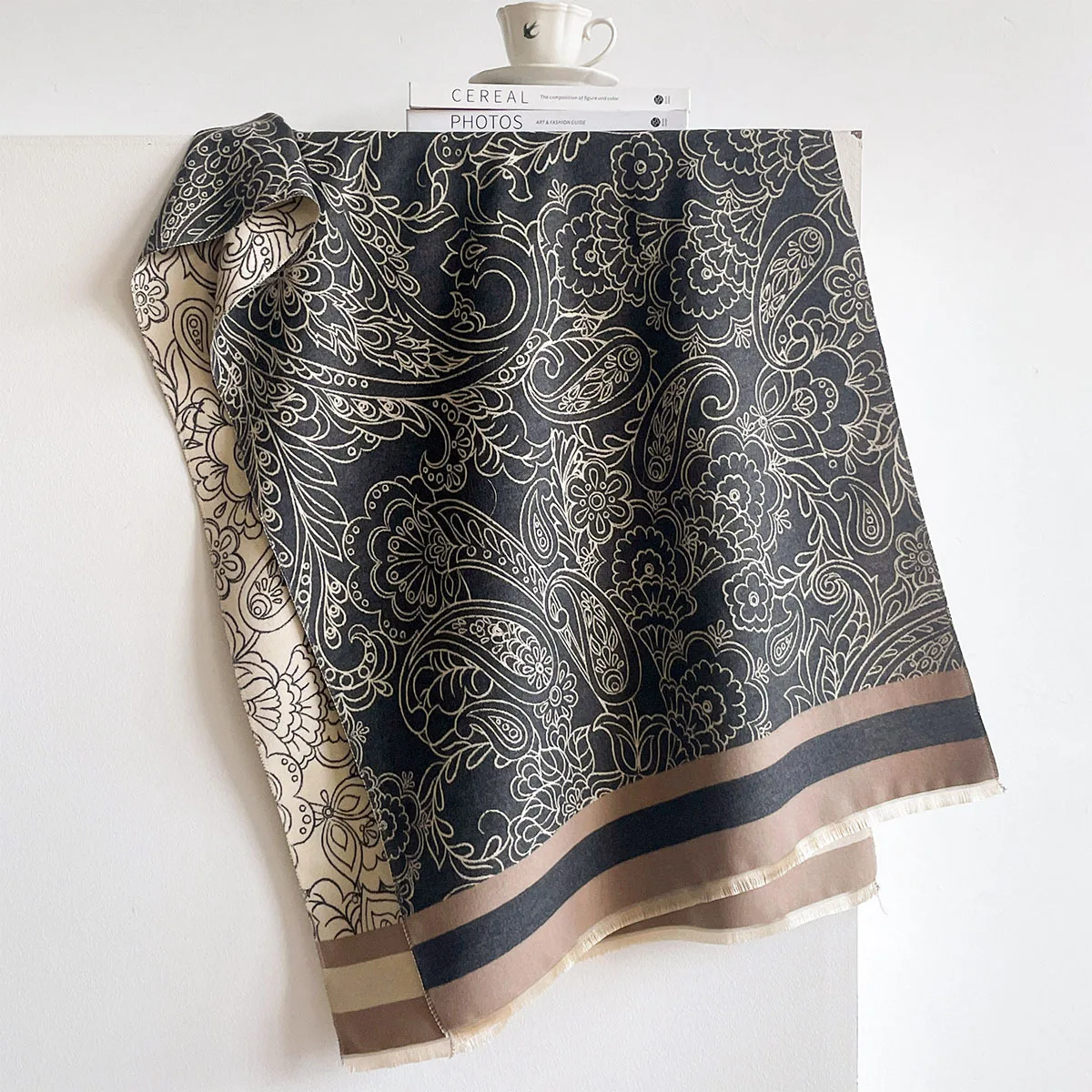 Warme imitatie kasjmier sjaal - Pashmina Wrap Large recensie en prijs