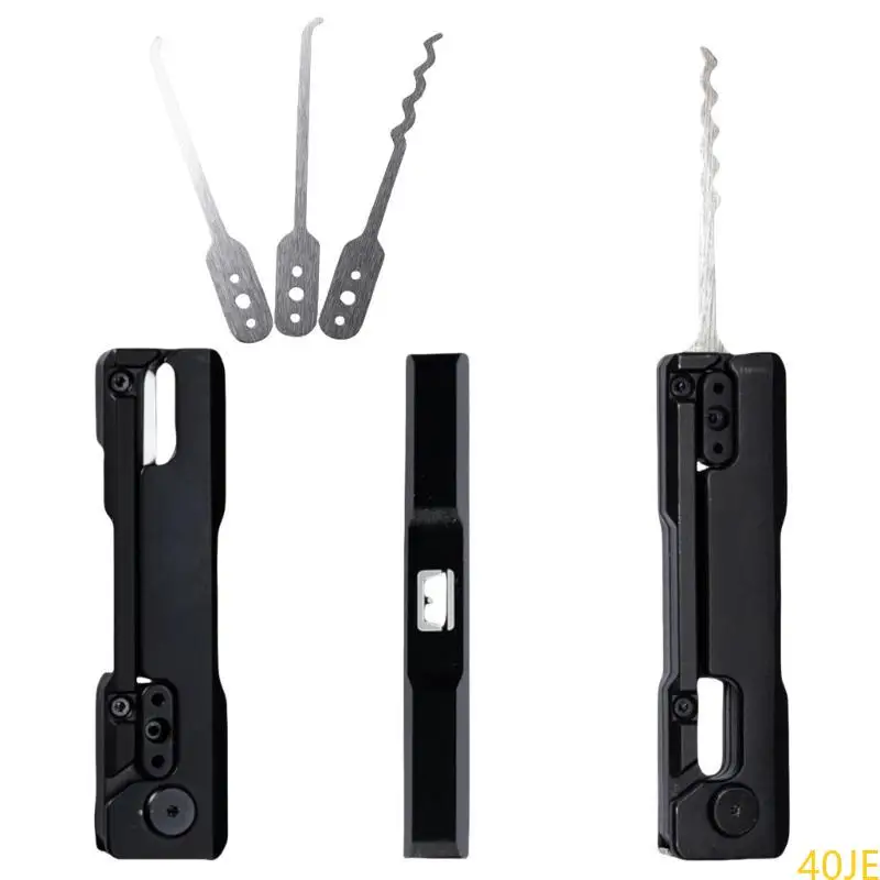 40Je Lock Picking Set multifonction portable Remplacement touche Automotive Crochet d'ouverture pour les explorateurs