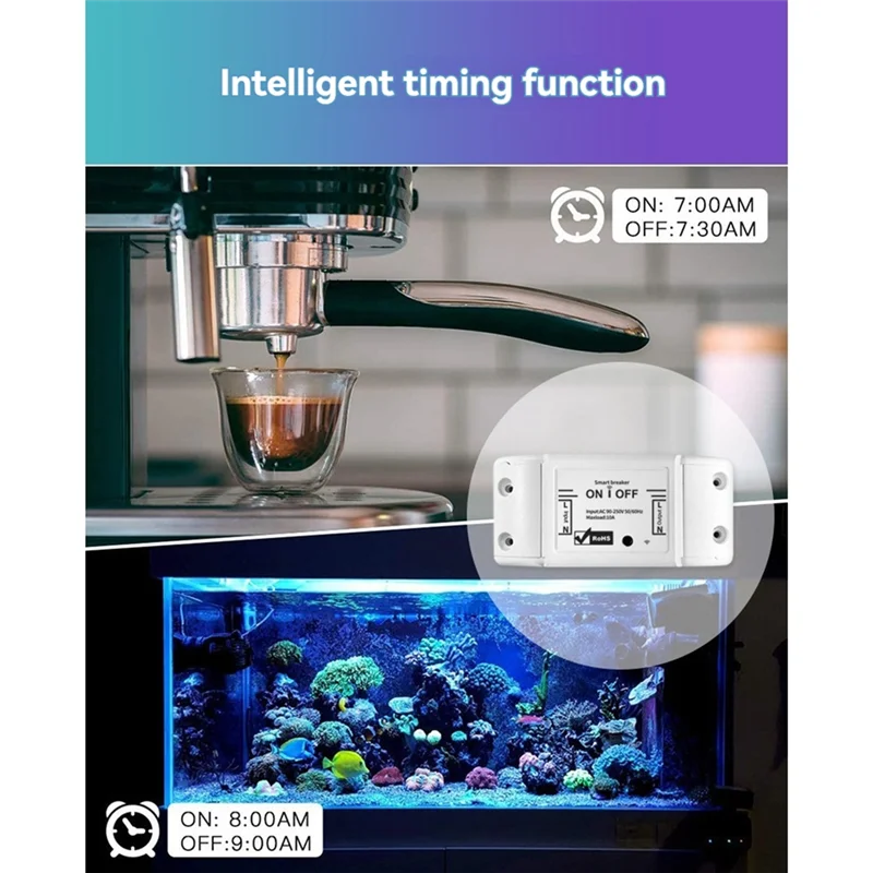 BTLIFE-Tuya Zigbee Smart Switch 10A Intelligente Universal Breaker Smart Leben APP Remote Voice Control Für Smart Home Automation