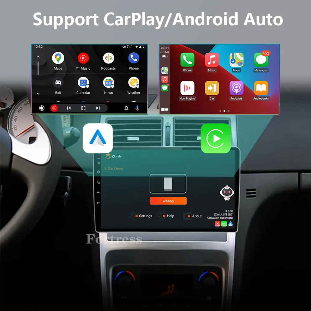 Car Radio For Peugeot 307 307CC 307SW 2002 - 2013 wireless CarPlay Android 13 Auto car intelligent systems No 2 din 2din DVD