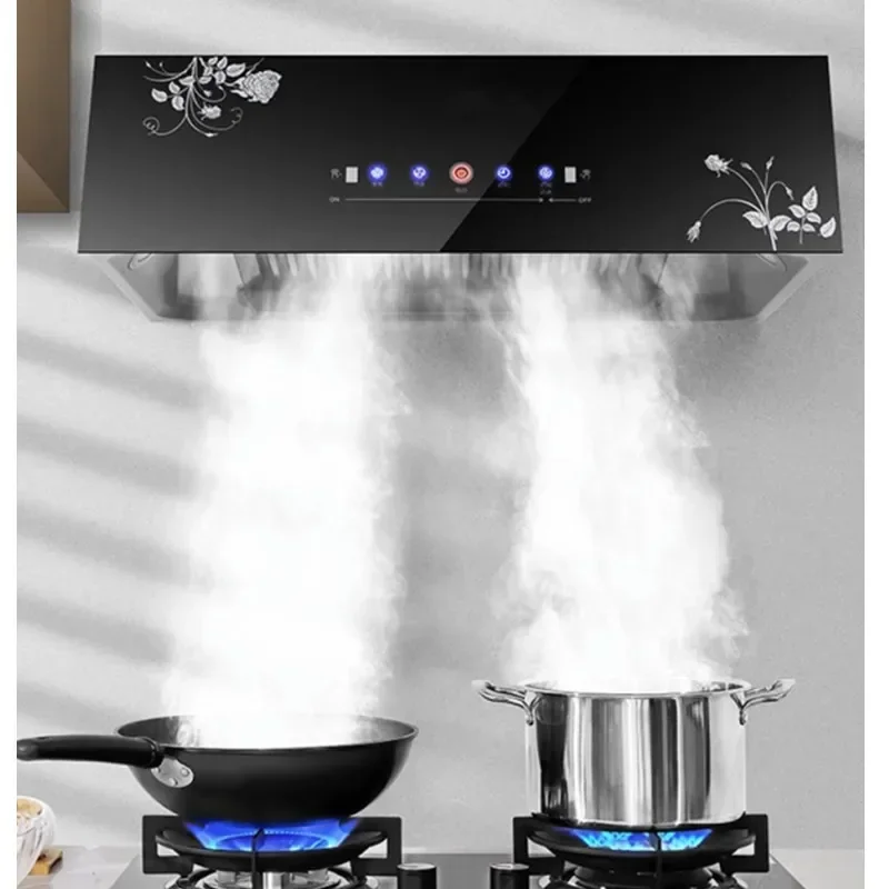 Suction Range Hood Household Kitchen Range Hood Chinese Small Automatic Cleaning Range Hood