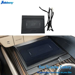 Fast wireless charging pad for Toyota Camry 2018 2019 2020 charger socket phone mount mobile holder car accessories