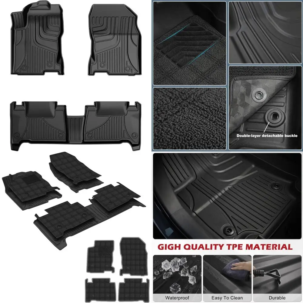 

7 шт. напольные коврики и коврики подходят для Lexus NX NX300/ NX300h/NX 200t 2015-2021 годов - всепогодные автомобильные коврики с защитой от ТПЭ 1st
