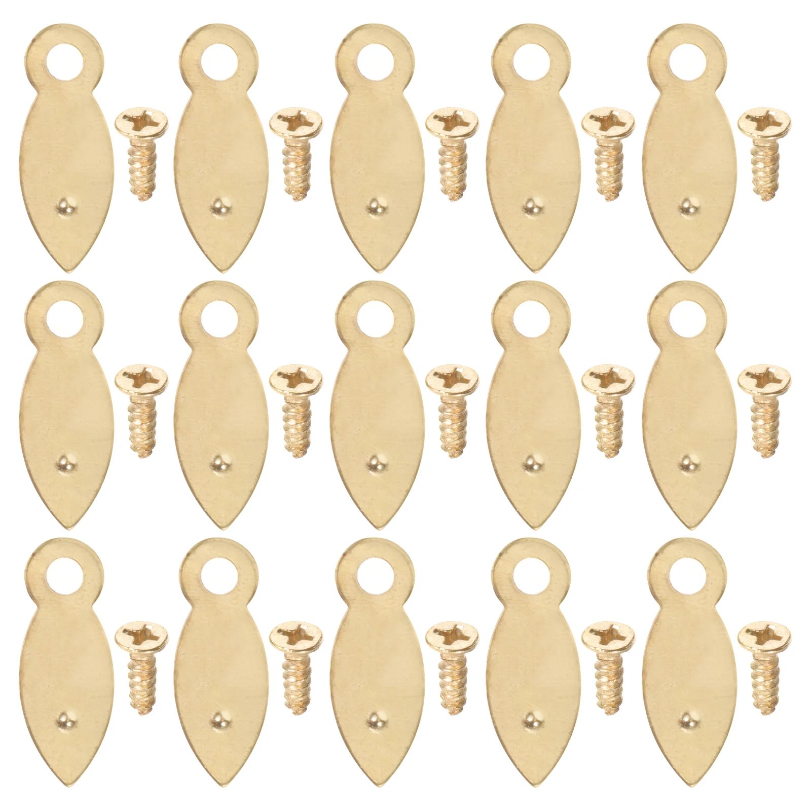 

100 Pcs Photo Frame Accessories Black Hooks Small Picture Buckle Metal Fastener Supplies Iron Heavy Duty Decorative Office