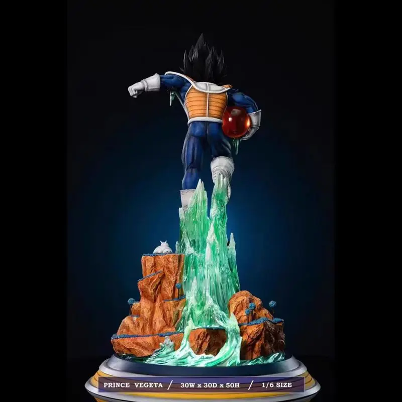 Dragon Ball Z Vegeta Super Saiyan 25 cm Action PVC Figure - Dive Escape Statue Collezione di modelli Decorazione Giocattolo Regalo per ragazzi