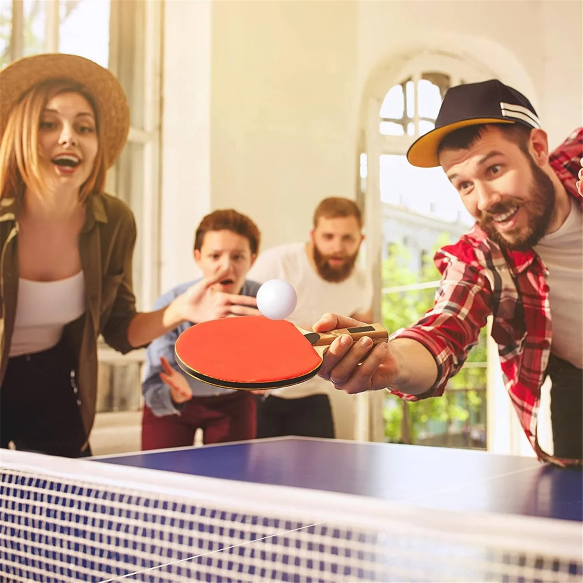 ABIY-100 Stück Ping-Pong-Bälle, 40 mm Bierbälle, große waschbare kleine Spielbälle für Karneval, Pool-Spiele, Party-Dekoration, Haustierspielzeug