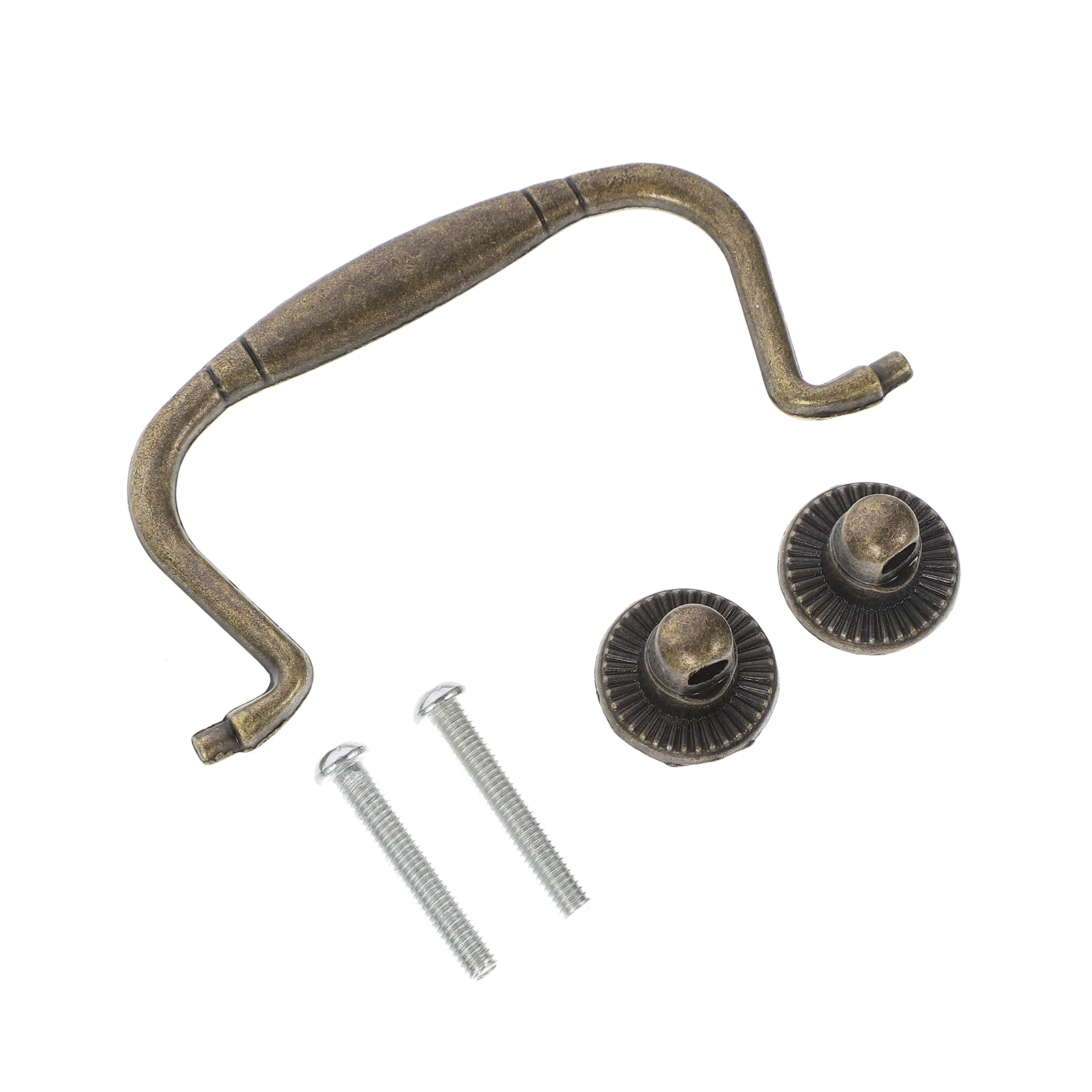 

4 set 4 Sets Vintage Cabinet Handles Retro Furniture Pulls Zinc Alloy Drawer Dresser Wardrobe Knobs Cabinet Hardware