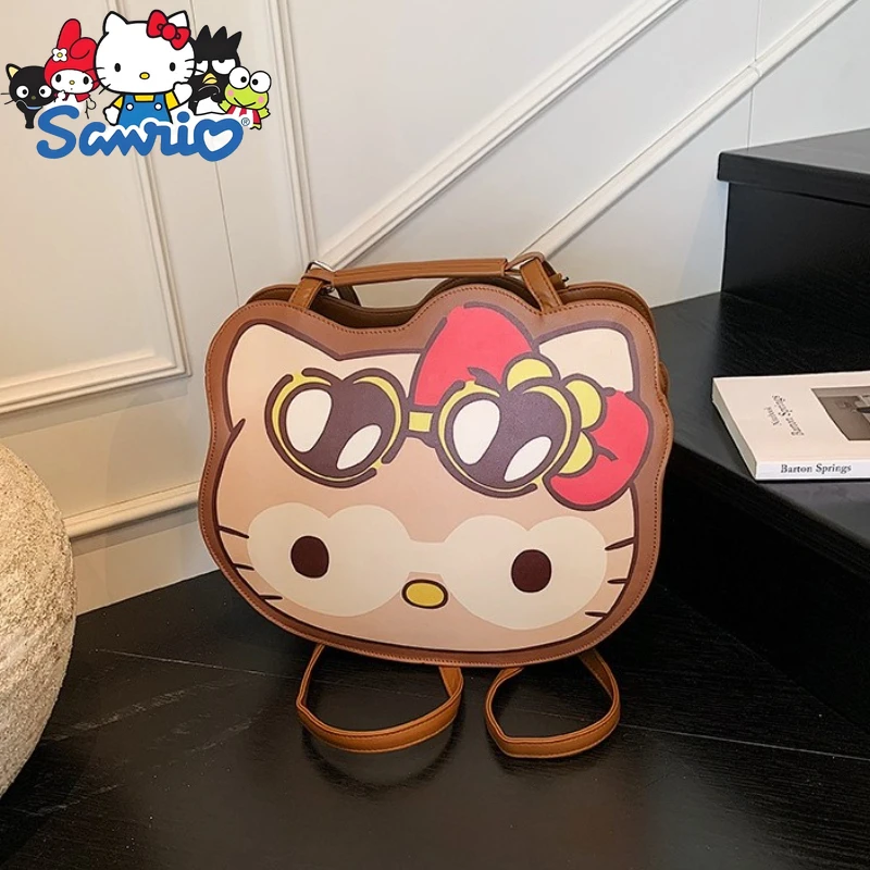 

Sanrio Hello Kitty New Casual Women's Bag Cartoon Women's Backpack Large Capacity Fashion Multifunctional Women's Messenger Bag