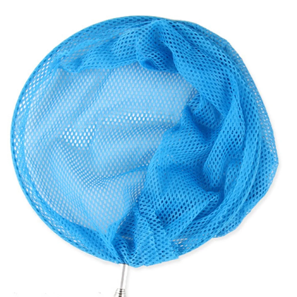 3 pçs rede de captura de peixes crianças alça telescópica rede de pesca de aço inoxidável malha fina dobrável rosa verde azul redes para crianças