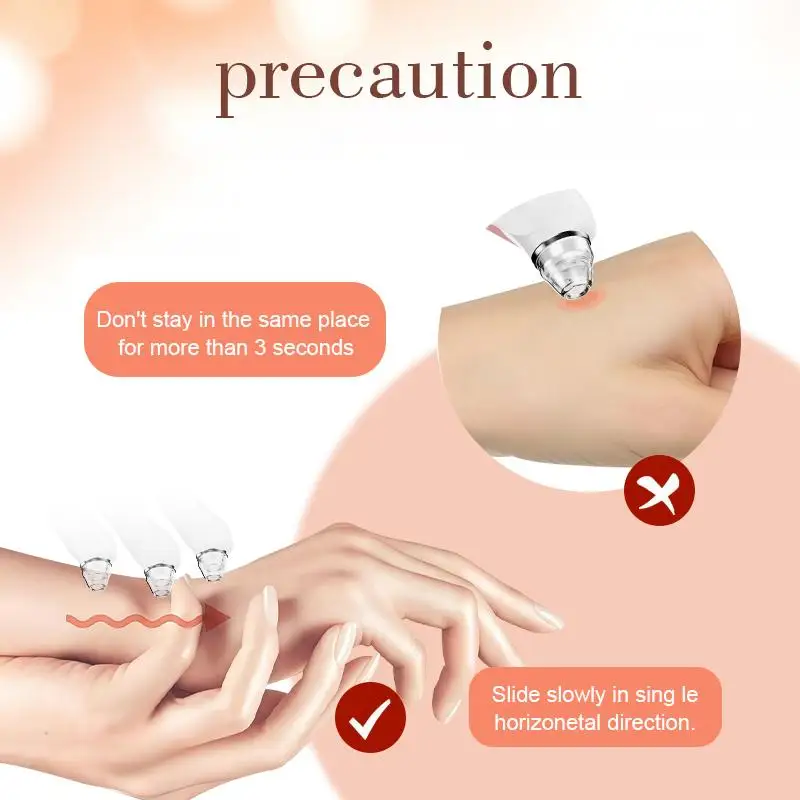 Mee-eterverwijderaar met 500x HD-camera, opladen via USB, 3 zuigniveaus, 6 zuigkoppen, gratis vijfdelige set, unisex poriënvacuüm