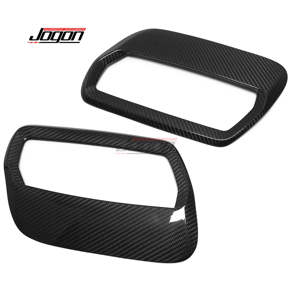 Real Carbon For Ford Mustang EcoBoost GT 2015-2024 Car Front Engine Hood Air Vent Outlet Frame Cover Trim Exterior Accessories