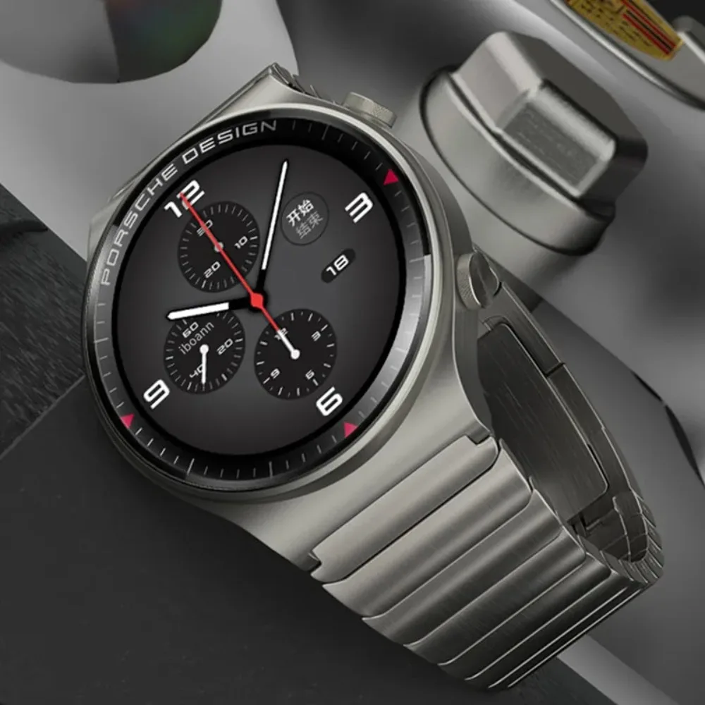 22mm Quick-release Titanium Band for Huawei Watch GT6 Pro/GT6/5/4/3 46mm Metal Watchband for Garmin Forerunner 970 570 965 Strap