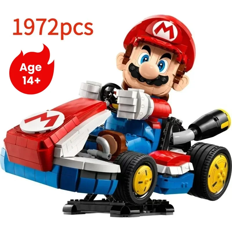 

1972Pcs 2025 New 72037 Standard Kart Car Model Building Blocks City Car DIY Assembly Bricks Toys For Boy Girl Birthday gifts