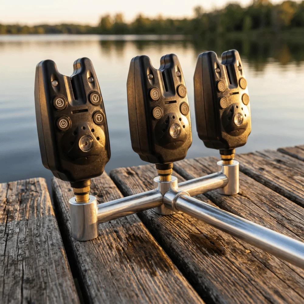 

3PCS ABS Fishing Bite Alarm Adjustable Sensitivity Adjustable Volume Fishing Bite Alert LED Indicators Fishing Bite Indicators